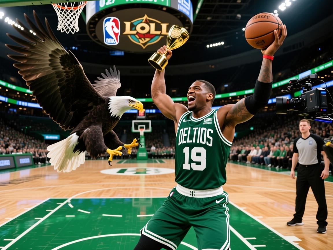 老鹰战胜凯尔特人获得胜利