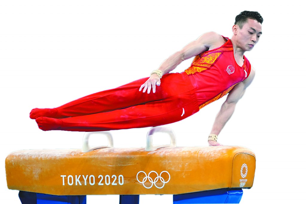 美国体操队表现抢眼，男子团体比赛夺冠